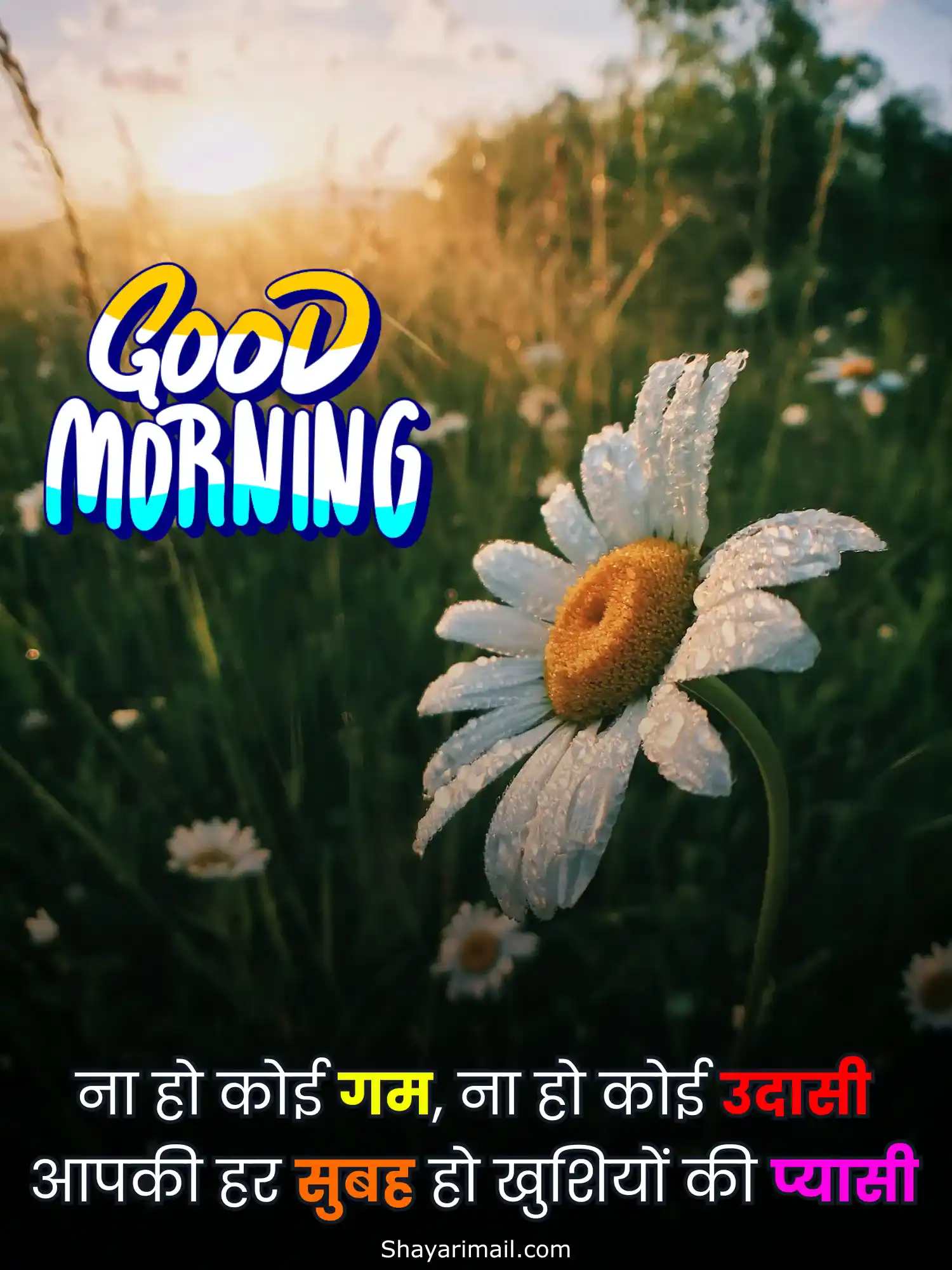 good morning shayari in hindi text