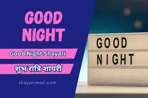 good night shayari